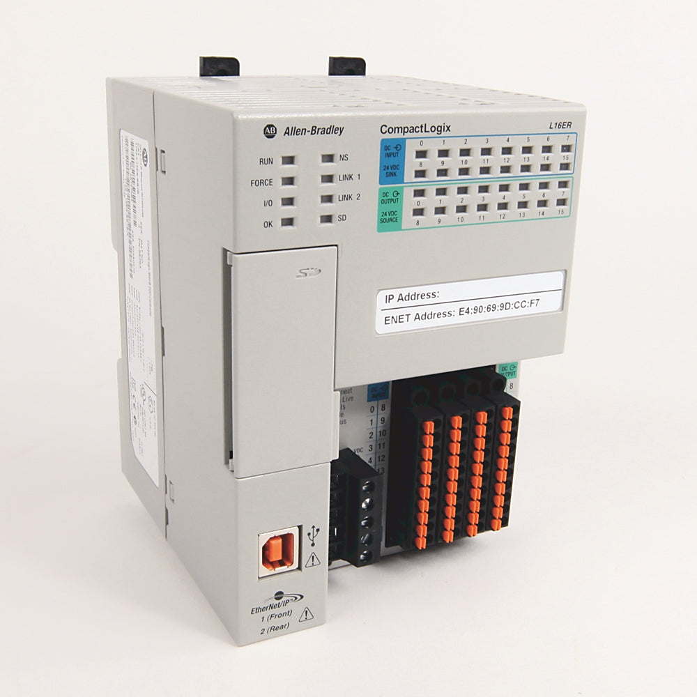 Allen-Bradley 1769-L19ER-BB1B CompactLogix 5370 L1 Controller, 512 KB — New Surplus