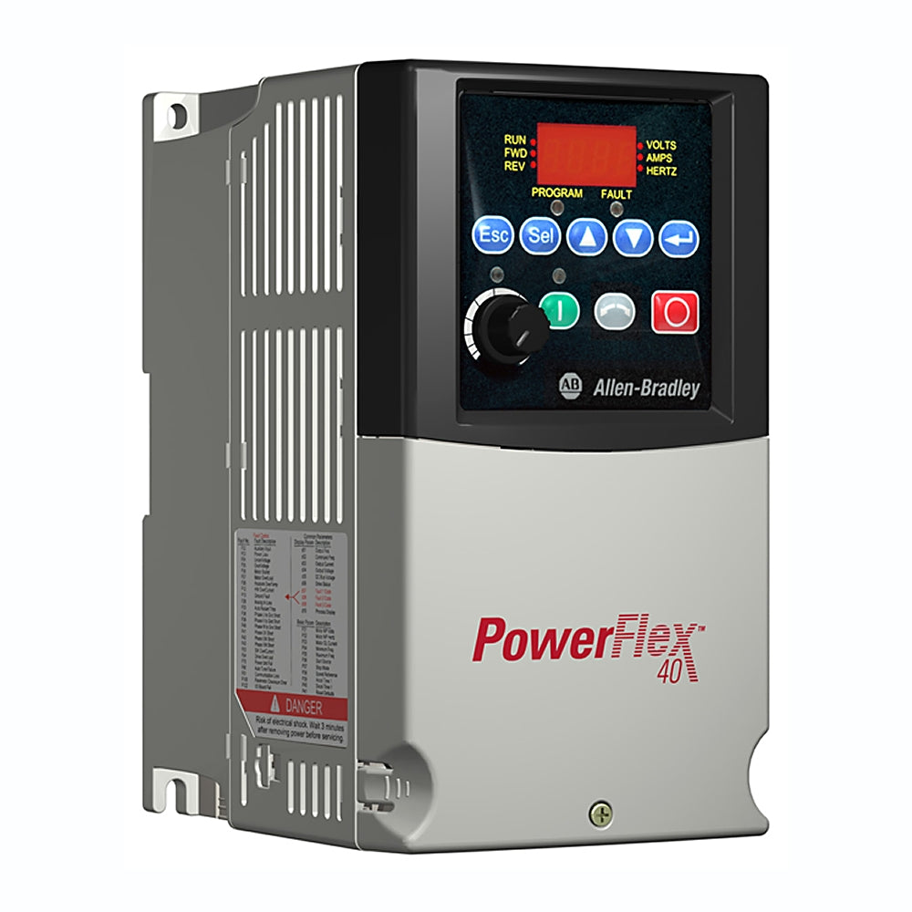 Allen-Bradley 22B-D6P0N104 PowerFlex 40 AC Drive, 3 HP, 480 VAC — New Open Box