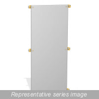 HAMMOND Inner Panel: Back Panel Panel, 48 in Overall Ht, 44 in Overall Wd, Steel, 60AWFW