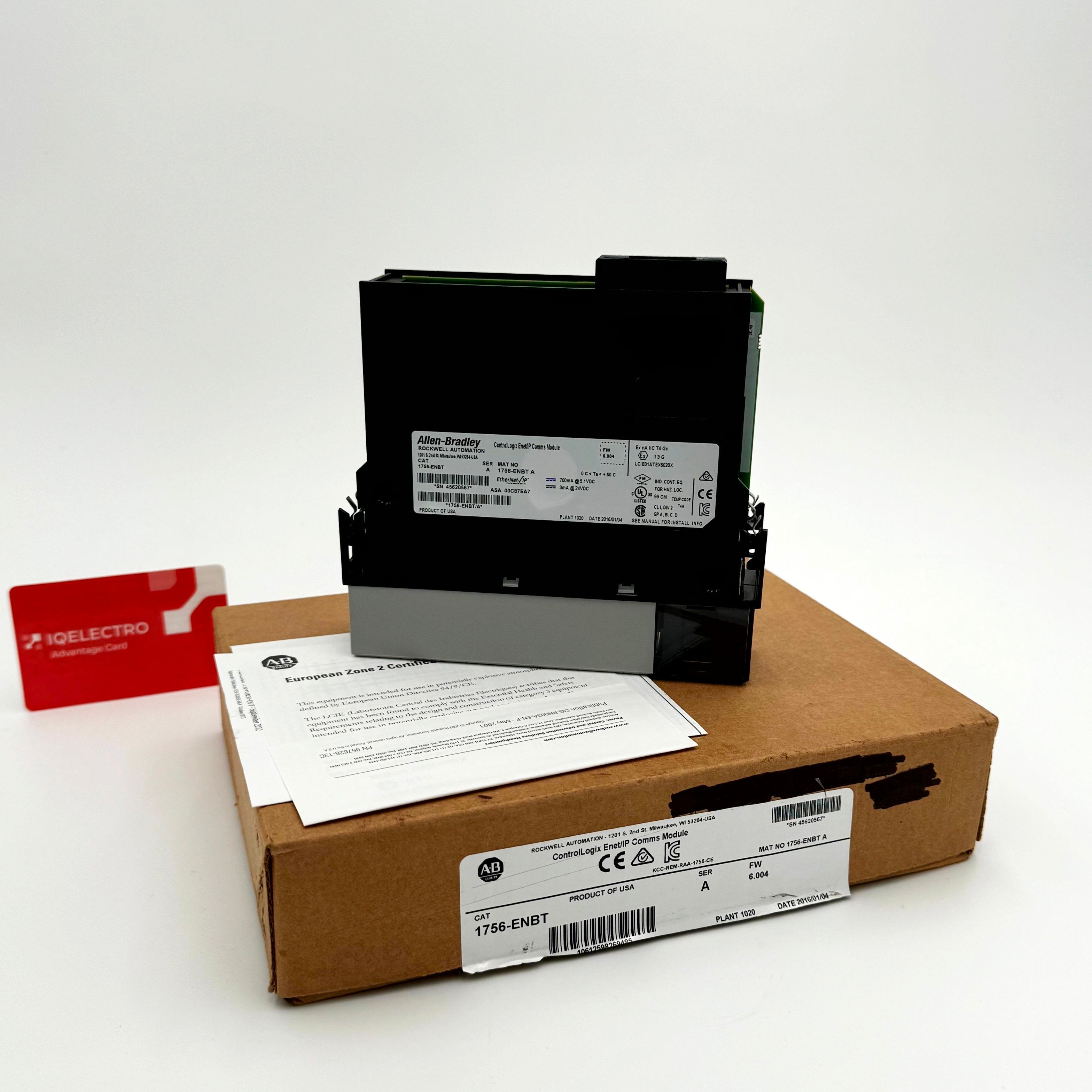 Allen-Bradley 1756-ENBT ControlLogix EtherNet/IP Bridge Module (Legacy) — Brand New