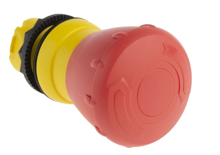 Allen-Bradley 800F-MT44 E-Stop Push Button, 40 mm, Red — Brand New