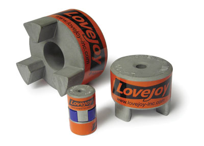 Step coupler with elastomer spider, representative photo