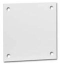 Wiegmann NP2416 Back Panel 21x13 in 12-Gauge Carbon Steel White Smooth Hybrid Paint