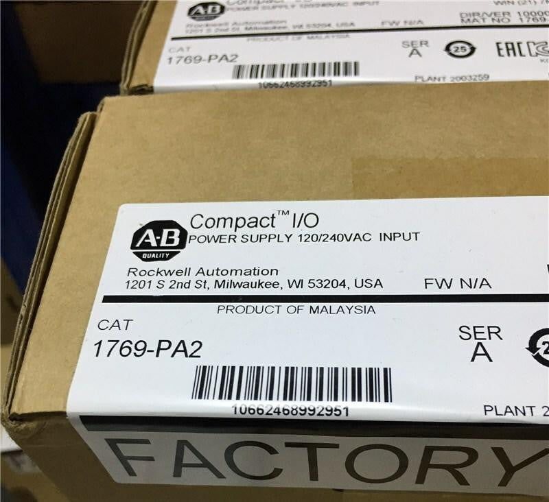Allen-Bradley 1769-PA2 CompactLogix Power Supply, 120/240 VAC — New Open Box