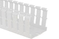 Wiring Duct, Slotted Finger, 4 in x 4 in x 6 ft, PVC
